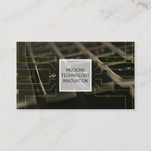 Tarjeta De Visita Teclado   Codificador   Programador   Desarrollado