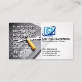 Tarjeta De Visita Técnico de informática | Herramientas de hardware