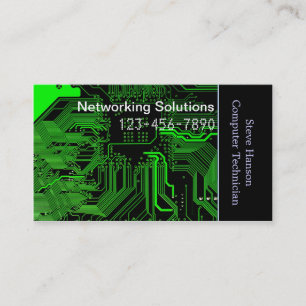 Tarjeta De Visita Técnico de programadores informáticos