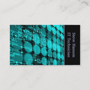 Tarjeta De Visita Técnico de programadores informáticos