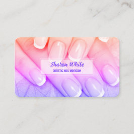 Tarjeta De Visita 💅🏻 Técnico de uñas móvil QR