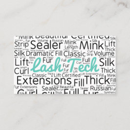 Tarjeta De Visita Técnico Eyelash