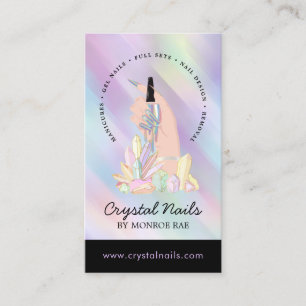 Tarjeta De Visita Técnico irlandés de cristales de cristal Salón 