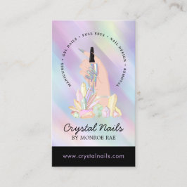 Tarjeta De Visita Técnico irlandés de cristales de cristal Salón de