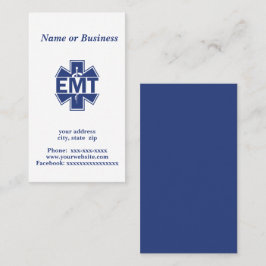 Tarjeta De Visita Técnico Médico de Emergencia de EMT