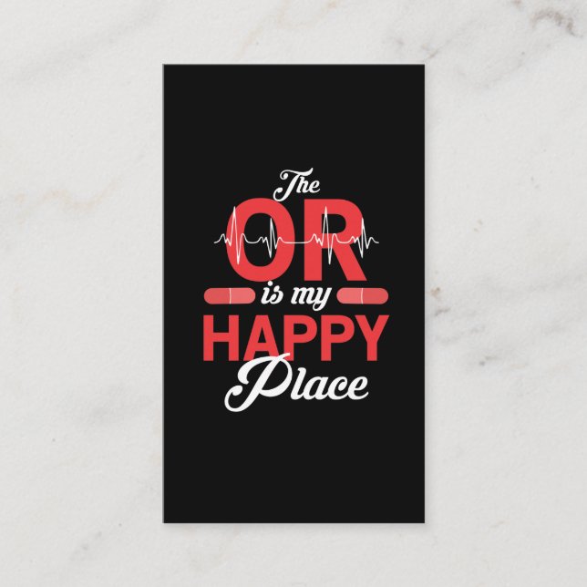 Tarjeta De Visita Técnicos quirúrgicos dan tecnología cirujana médic (Anverso)