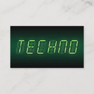 Tarjeta De Visita tecno digital