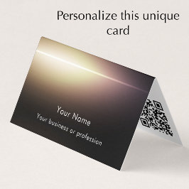 Tarjeta De Visita Tecnología de código QR personalizada con plantill
