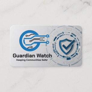 Tarjeta De Visita Tecnología de IA Seguridad Centro de datos