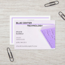 Tecnología de información de teclado púrpura