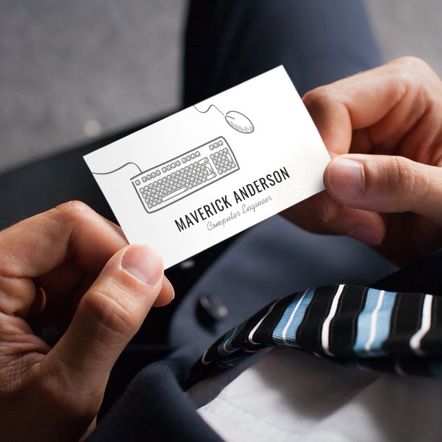 Tarjeta De Visita Tecnología informática moderna (Subido por el creador)