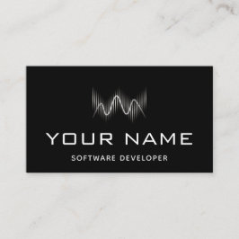 Tarjeta De Visita Tecnología moderna de desarrollador de software de