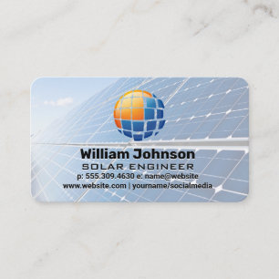 Tarjeta De Visita Tecnología moderna Ingeniero Energía AI