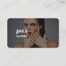 Tarjeta De Visita Tecnología personalizada de Nail Photo