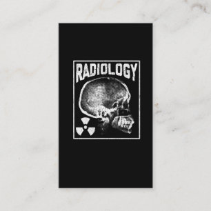 Tarjeta De Visita Tecnólogo de Radiología Skull Xray