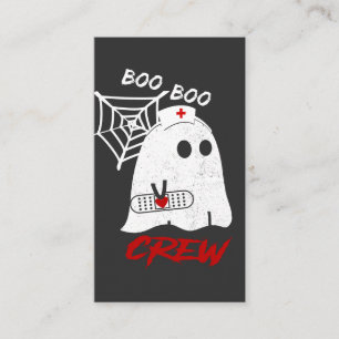Tarjeta De Visita Tee del equipo de enfermeras de Boo, enfermera de 