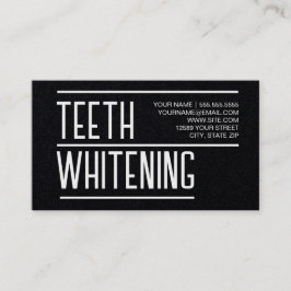 Tarjeta De Visita Teeth Whitening Dental