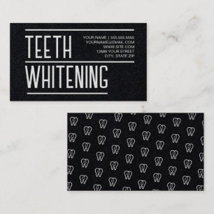 Tarjeta De Visita Teeth Whitening Dental