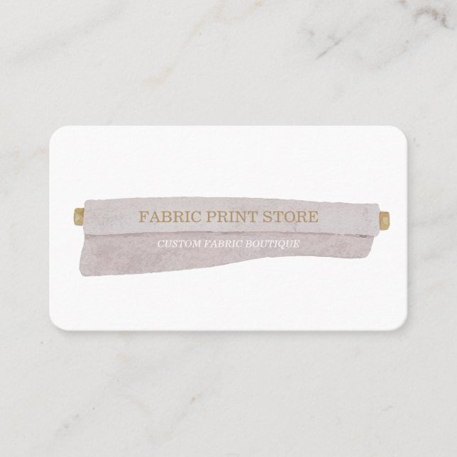 Tarjeta De Visita Tejido scoso Personalizado sastre (Anverso)