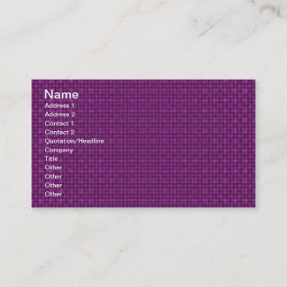Tarjeta De Visita Tela púrpura magenta