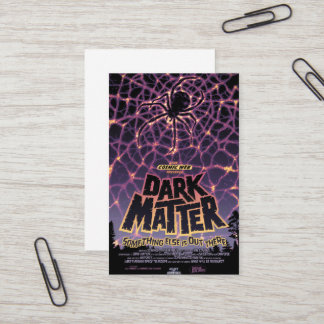 Tarjeta De Visita Telaraña Cósmica, Galaxia de Horrores de Halloween