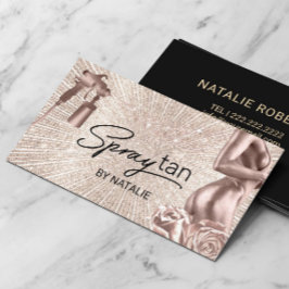 Tarjeta De Visita Telefonía pulverizadora portátil Tan moderno Sunsh