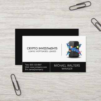 Tarjeta De Visita Teléfono móvil técnico | Software de aplicaciones