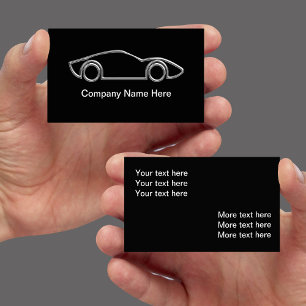 Tarjeta De Visita Tema Automotriz Más Cool