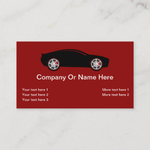 Tarjeta De Visita Tema automotriz moderno y genial