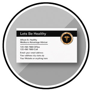 Tarjeta De Visita Tema de Asistencia Médica