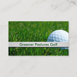 Tarjeta De Visita Tema de deportes de pelota de golf