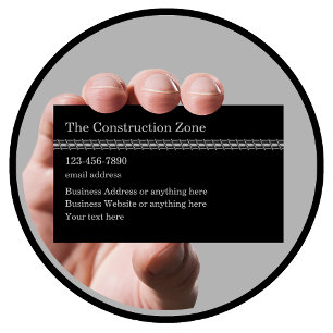 Tarjeta De Visita Tema de la barra de servicios de construcción