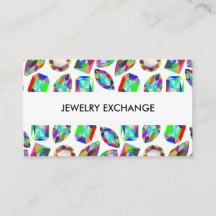 Tarjeta De Visita Tema de la joyería del modelo de la joya