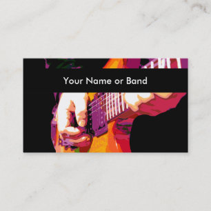 Tarjeta De Visita Tema de Música Cool