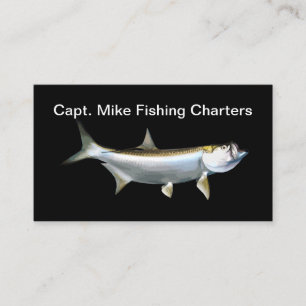 Tarjeta De Visita Tema de pesca de sábalo