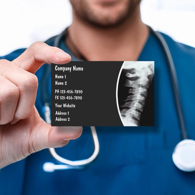 Tarjeta De Visita Tema de Radiología de Radiología de Radiología (Subido por el creador)