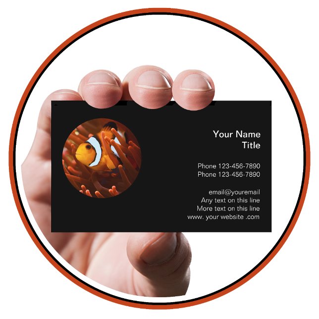 Tarjeta De Visita Tema del acuario tropical moderno de Guay (Subido por el creador)