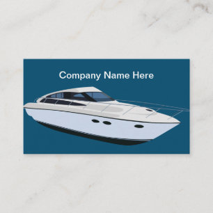 Tarjeta De Visita Tema del barco marino