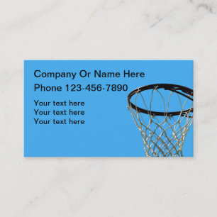 Tarjeta De Visita Tema deportivo del baloncesto
