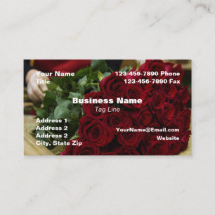 Tarjeta de visita tema Floristería HAMbyWhiteGlove