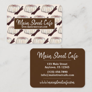 Tarjeta De Visita Tembleque Coconut Pudding de Año Nuevo puertorriqu