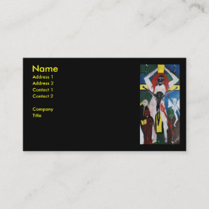 TARJETA DE VISITA TEMOR COMO JESÚS PELIRROJO