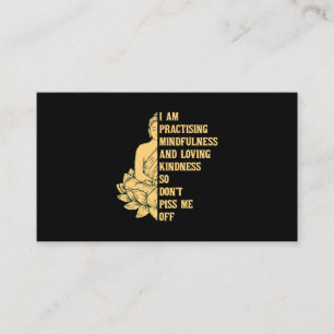 Tarjeta De Visita templo de la meditación ropa budista buddah tee wo