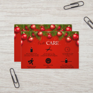 Tarjeta De Visita Temporada moderna de Navidades corporativos