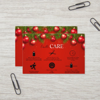 Tarjeta De Visita Temporada moderna de Navidades corporativos