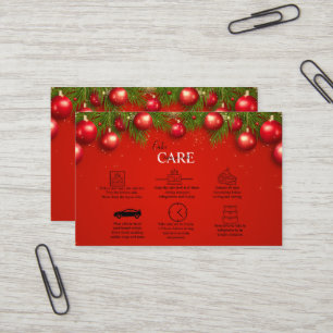 Tarjeta De Visita Temporada moderna de Navidades corporativos