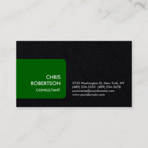 Tarjeta De Visita Tener un impreso simple moderno minimalista