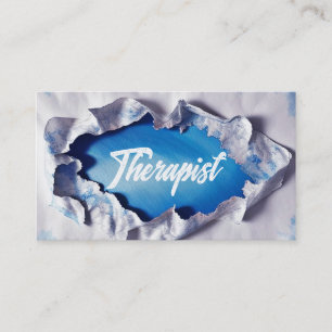 Tarjeta De Visita Terapeuta de Terapia Abierta