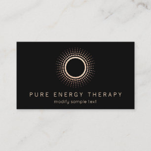Tarjeta De Visita Terapeuta del Círculo de Sanación de Energía Yoga