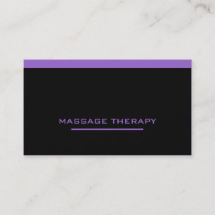 Tarjeta De Visita Terapeuta del masaje